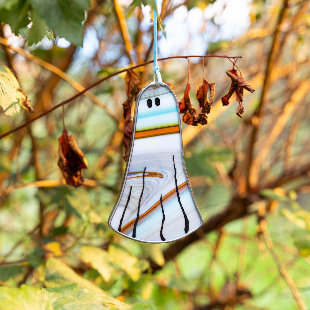 Stained Glass Little Ghost Suncatcher #6