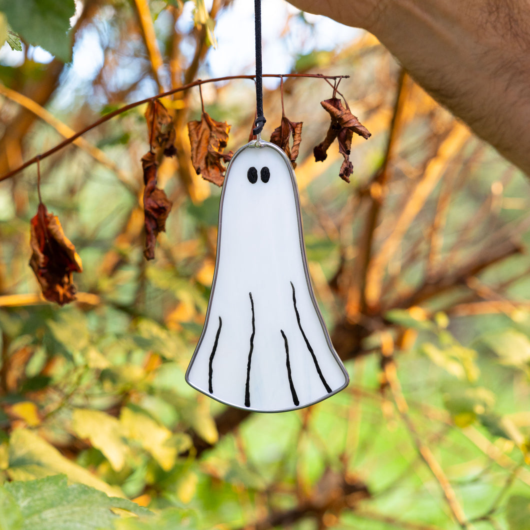 Stained Glass Little Ghost Suncatcher #10