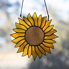 Load image into Gallery viewer, Stained Glass Sunflower - Large #1
