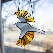 Load image into Gallery viewer, Stained Glass Free Bird Suncatcher - Gold
