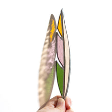 Load image into Gallery viewer, Stained Glass 6 inch Feather #7
