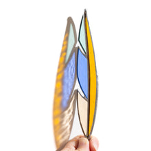 Load image into Gallery viewer, Stained Glass 6 inch Feather #8
