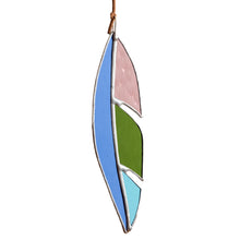 Load image into Gallery viewer, Stained Glass 6 inch Feather #6
