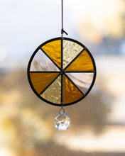 Load image into Gallery viewer, Stained Glass Color Wheel Suncatcher #1
