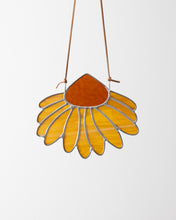 Load image into Gallery viewer, Coneflower Suncatcher - Wispy Amber
