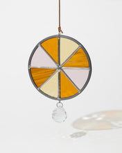 Load image into Gallery viewer, Stained Glass Color Wheel Suncatcher #1
