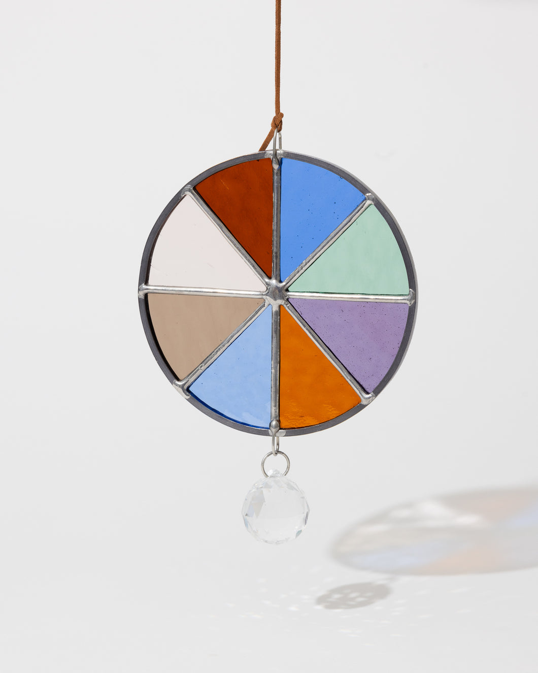 Stained Glass Color Wheel Suncatcher #2